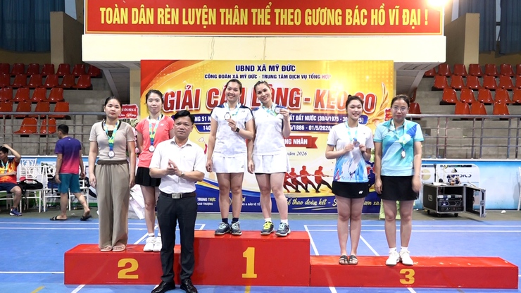 Xã Mỹ Đức sổi nổi giải thi đấu cầu lông - kéo co và hưởng ứng “ Tháng công nhân” năm 2026- Ảnh 27.