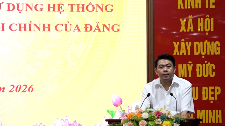 Đảng ủy xã Mỹ Đức trao tặng Huy hiệu Đảng đợt 19/5; tập huấn kỹ năng, nghiệp vụ thu, nộp quản lý đảng phí và sử dụng Hệ thống thông tin giải quyết thủ tục hành chính của Đảng- Ảnh 13.