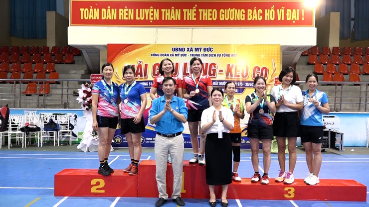 Xã Mỹ Đức sổi nổi giải thi đấu cầu lông - kéo co và hưởng ứng “ Tháng công nhân” năm 2026- Ảnh 29.