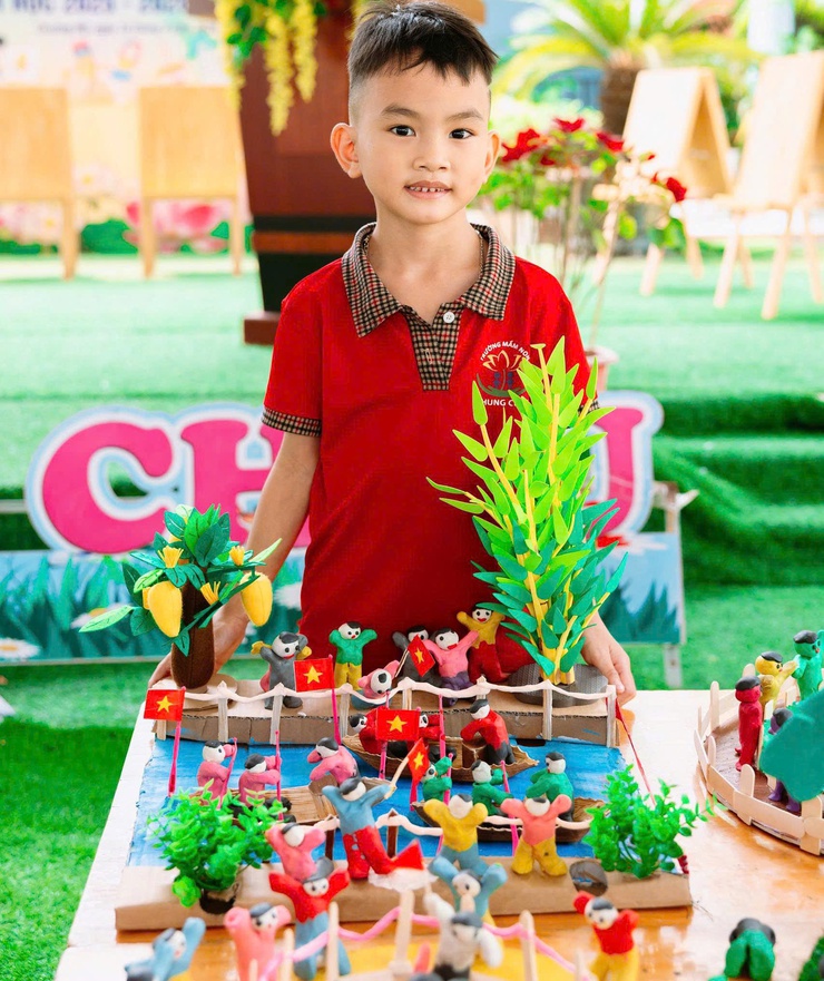 Hội thi “Bé khéo tay” Trường Mầm non Phụng Châu năm học 2025–2026- Ảnh 5.