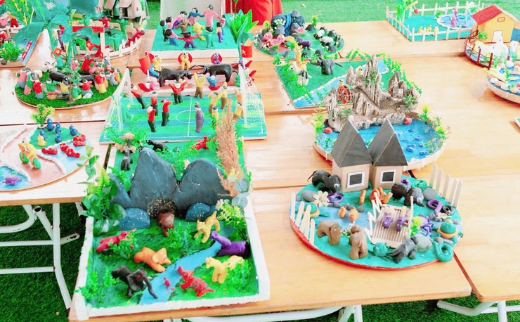 Hội thi “Bé khéo tay” Trường Mầm non Phụng Châu năm học 2025–2026- Ảnh 7.