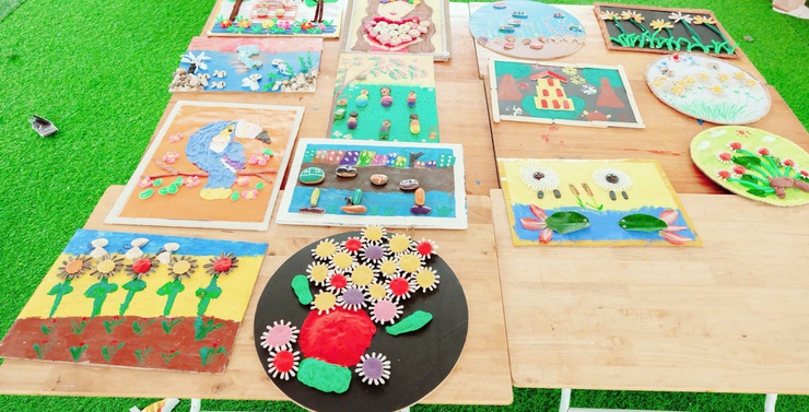 Hội thi “Bé khéo tay” Trường Mầm non Phụng Châu năm học 2025–2026- Ảnh 8.