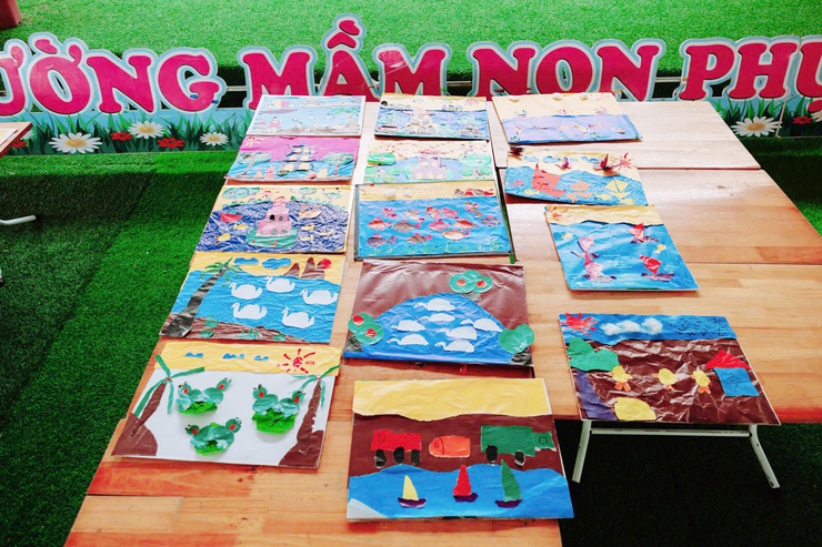 Hội thi “Bé khéo tay” Trường Mầm non Phụng Châu năm học 2025–2026- Ảnh 9.