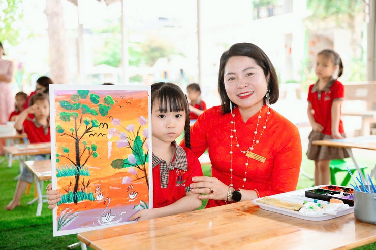 Hội thi “Bé khéo tay” Trường Mầm non Phụng Châu năm học 2025–2026- Ảnh 6.