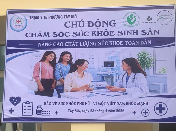 Phường Tây Mỗ: Đẩy mạnh công tác xã hội hóa, tổ chức khám và tư vấn sức khỏe miễn phí cho hơn 200 phụ nữ- Ảnh 1.