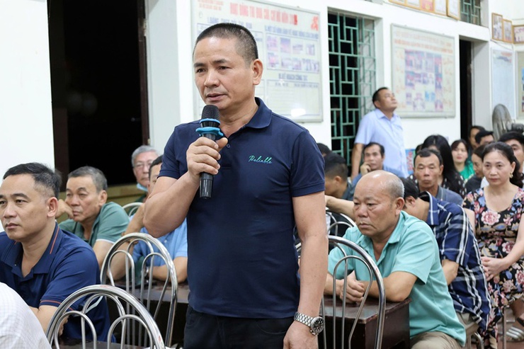 Xuân Mai đối thoại, vận động bàn giao mặt bằng dự án Quốc lộ 6 với hộ gia đình, cá nhân thôn Xuân Mai, Chiến Thắng- Ảnh 4.