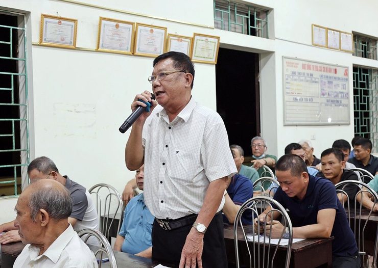 Xuân Mai đối thoại, vận động bàn giao mặt bằng dự án Quốc lộ 6 với hộ gia đình, cá nhân thôn Xuân Mai, Chiến Thắng- Ảnh 2.