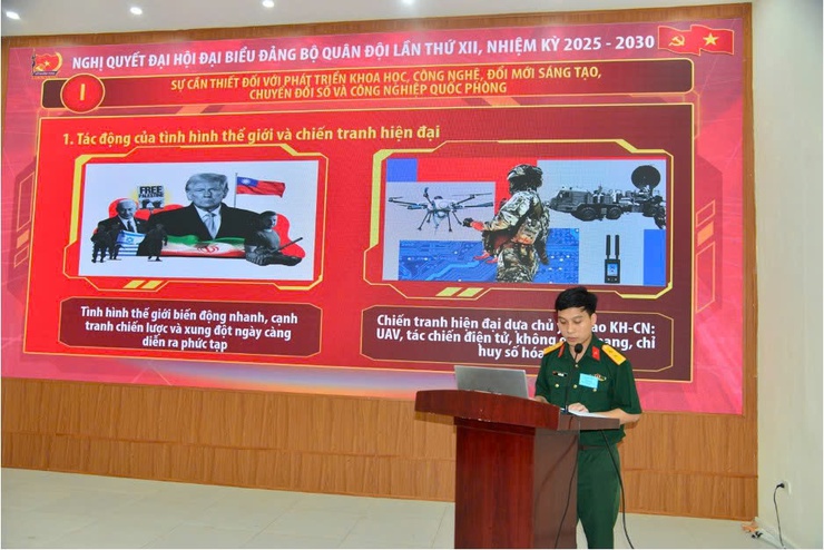 Khối thi đua số 12 - Bộ Tư lệnh Thủ đô Hà Nội tổ chức thành công Hội thi Báo cáo viên giỏi năm 2026- Ảnh 3.