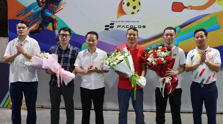 Sôi nổi Giải Pickleball khối Công nhân viên chức và Lực lượng vũ trang phương Đông Ngac năm 2026- Ảnh 5.