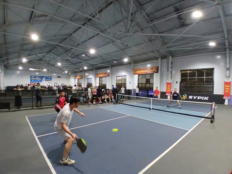 Sôi nổi Giải Pickleball khối Công nhân viên chức và Lực lượng vũ trang phương Đông Ngac năm 2026- Ảnh 7.