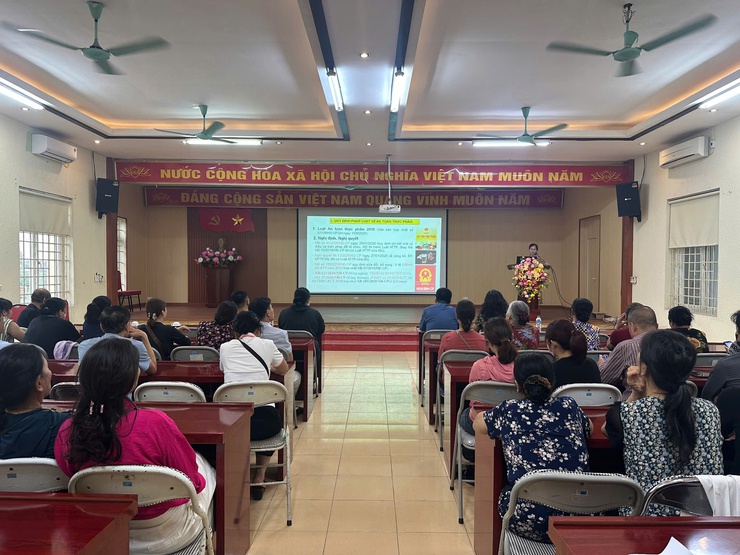 XÃ THANH TRÌ TỔ CHỨC TẬP HUẤN NÂNG CAO KIẾN THỨC AN TOÀN THỰC PHẨM NĂM 2026- Ảnh 7.