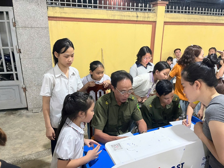 Công an xã Thanh Oai triển khai cao điểm cấp căn cước, định danh điện tử mức 2 cho học sinh từ 6 đến dưới 14 tuổi- Ảnh 4.