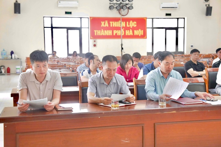 Hội nghị triển khai Kế hoạch phòng chống thiên tai và tìm kiếm cứu nạn năm 2026; triển khai công tác thu giá dịch vụ vệ sinh môi trường trên địa bàn xã- Ảnh 5.