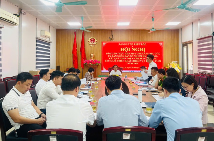 Ban Thường vụ Đảng ủy xã làm việc với UBND xã về quy chế và nhiệm vụ phát triển kinh tế - xã hội năm 2026- Ảnh 12.