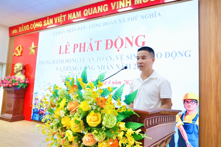 Phú Nghĩa phát động Tháng hành động về An toàn, vệ sinh lao động và Tháng Công nhân năm 2026- Ảnh 9.