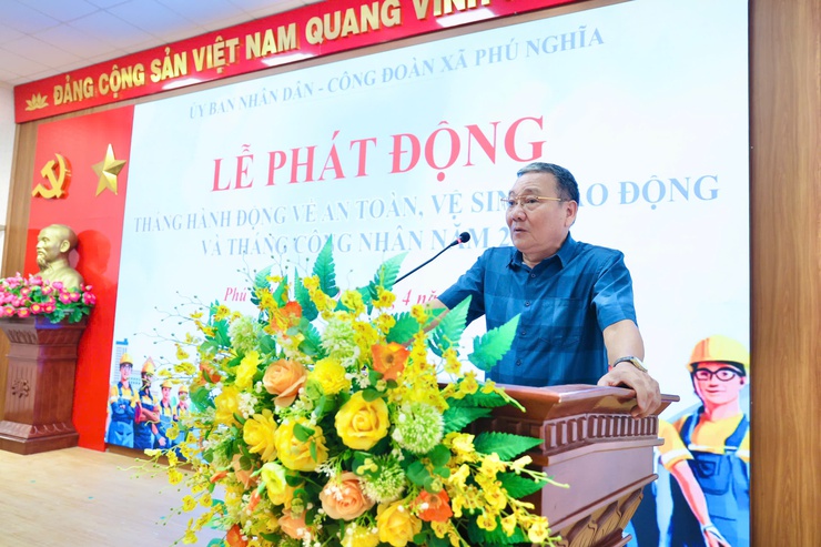 Phú Nghĩa phát động Tháng hành động về An toàn, vệ sinh lao động và Tháng Công nhân năm 2026- Ảnh 8.