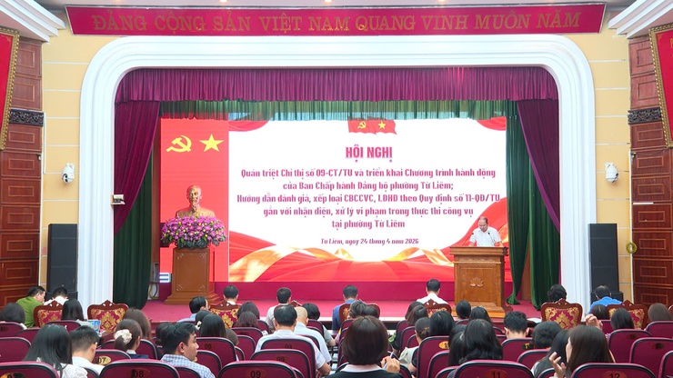 Từ Liêm tổ chức hội nghị quán triệt, triển khai Chỉ thị số 09-CT/TU của Thành ủy- Ảnh 4.