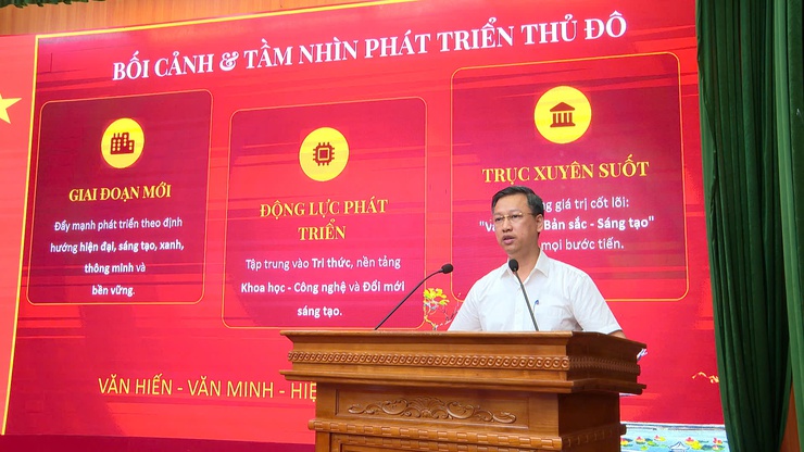 Từ Liêm tổ chức hội nghị quán triệt, triển khai Chỉ thị số 09-CT/TU của Thành ủy- Ảnh 2.