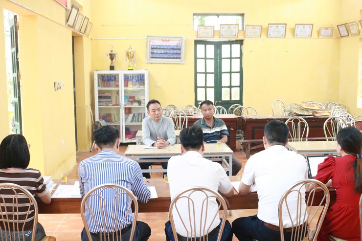 Xã Hòa Phú tổ chức đối thoại với người dân có diện tích đất thu hồi trong Dự án: Cải tạo, nâng cấp đường tỉnh 419 trên địa bàn huyện Chương Mỹ qua xã Đồng Phú cũ- Ảnh 1.