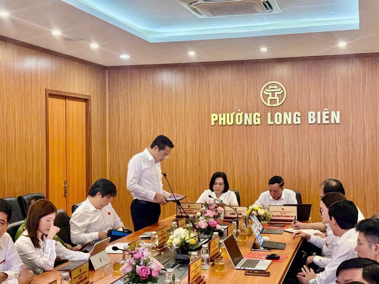 Kỳ họp thứ hai, HĐND phường Long Biên khóa II, nhiệm kỳ 2026-2031 thành công tốt đẹp: Thông qua 6 nghị quyết- Ảnh 2.