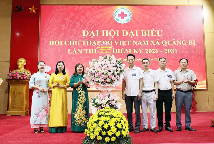 Đại hội đại biểu Hội chữ thập đỏ Việt Nam xã Quảng Bị lần thứ I, nhiệm kỳ 2026-2031 thành công tốt đẹp- Ảnh 2.