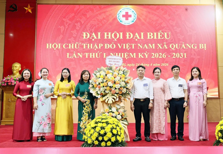 Đại hội đại biểu Hội chữ thập đỏ Việt Nam xã Quảng Bị lần thứ I, nhiệm kỳ 2026-2031 thành công tốt đẹp- Ảnh 3.