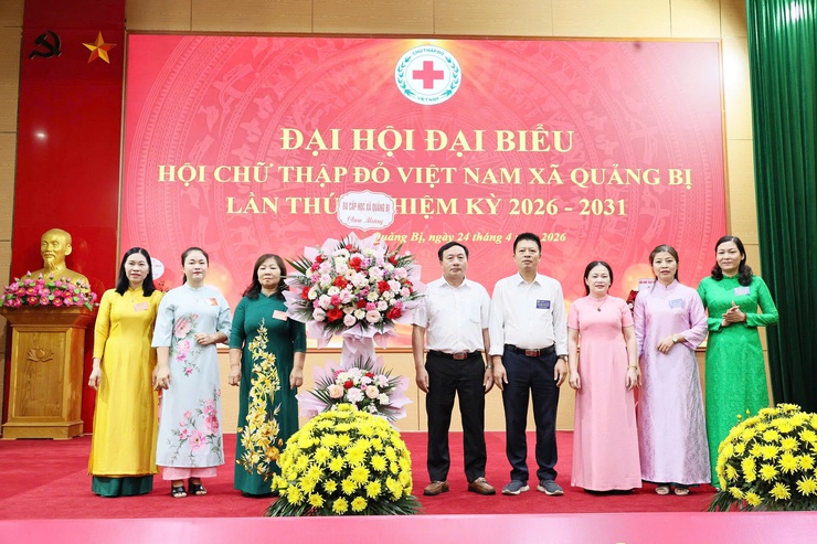 Đại hội đại biểu Hội chữ thập đỏ Việt Nam xã Quảng Bị lần thứ I, nhiệm kỳ 2026-2031 thành công tốt đẹp- Ảnh 4.