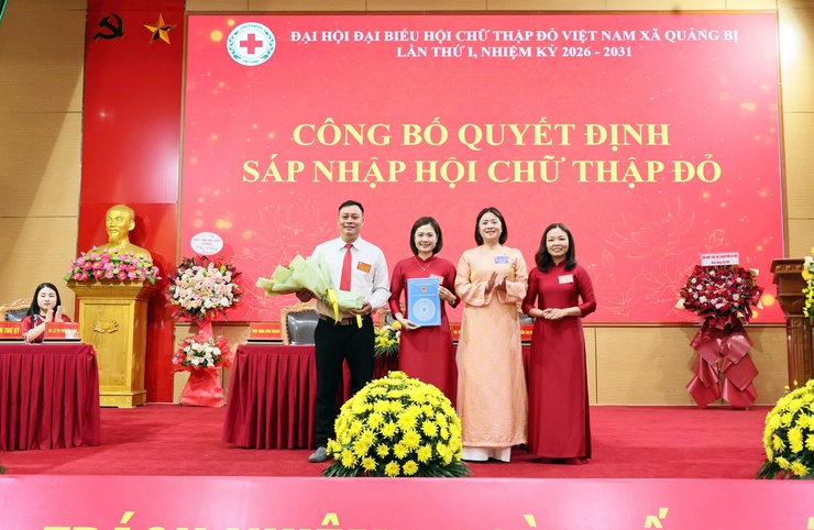 Đại hội đại biểu Hội chữ thập đỏ Việt Nam xã Quảng Bị lần thứ I, nhiệm kỳ 2026-2031 thành công tốt đẹp- Ảnh 5.