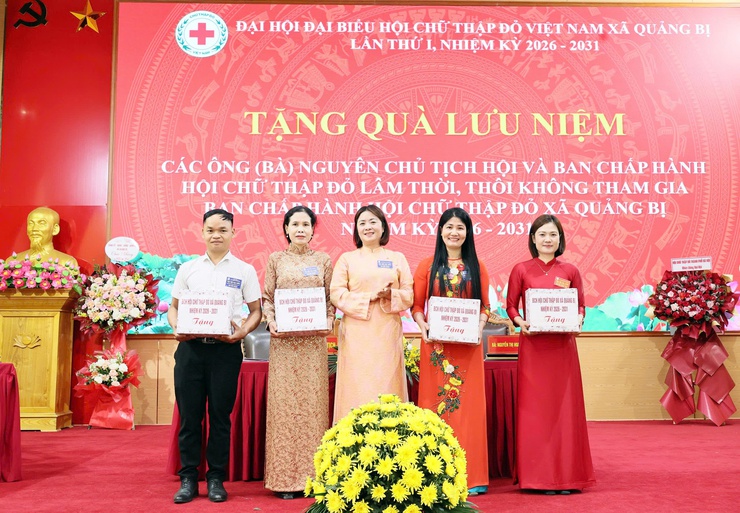 Đại hội đại biểu Hội chữ thập đỏ Việt Nam xã Quảng Bị lần thứ I, nhiệm kỳ 2026-2031 thành công tốt đẹp- Ảnh 8.
