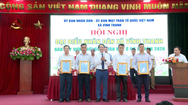 Xã Vĩnh Thanh tổ chức Hội nghị đại biểu Nhân dân năm 2026- Ảnh 8.
