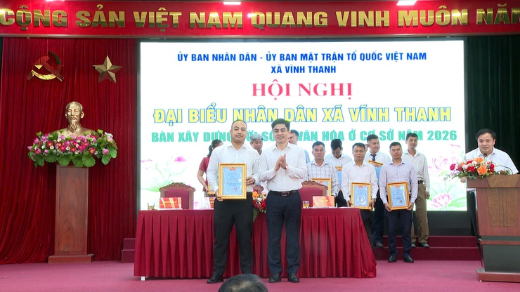 Xã Vĩnh Thanh tổ chức Hội nghị đại biểu Nhân dân năm 2026- Ảnh 7.