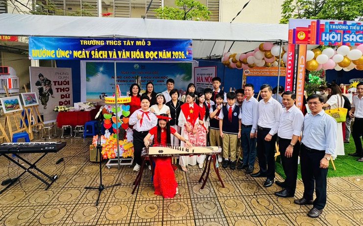 Phường Tây Mỗ tổ chức Lễ phát động hưởng ứng Ngày Sách và Văn hóa đọc Việt Nam lần thứ V năm 2026: Lan tỏa tri thức trong kỷ nguyên mới- Ảnh 5.