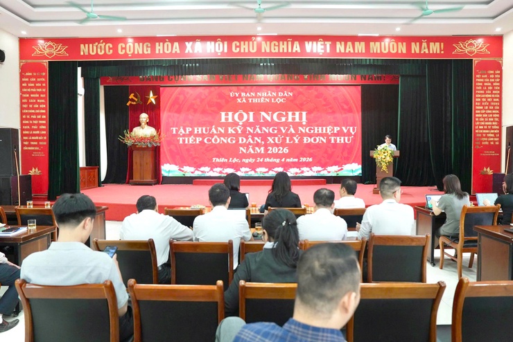 Hội nghị Tập huấn nghiệp vụ công tác tiếp công dân, xử lý đơn thư khiếu nại, tố cáo kiến nghị, phản ánh năm 2026- Ảnh 1.