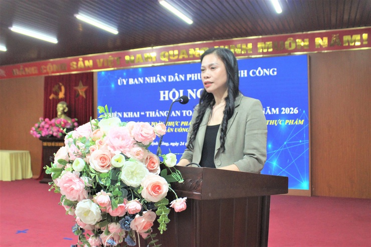 Phường Định Công phát động Tháng hành động vì an toàn thực phẩm 2026- Ảnh 3.