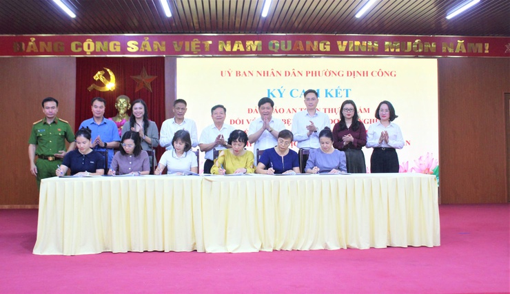 Phường Định Công phát động Tháng hành động vì an toàn thực phẩm 2026- Ảnh 5.