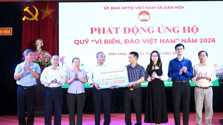 DÂN HOÀ PHÁT ĐỘNG ỦNG HỘ QUỸ "VÌ BIỂN, ĐẢO VIỆT NAM" NĂM 2026- Ảnh 3.