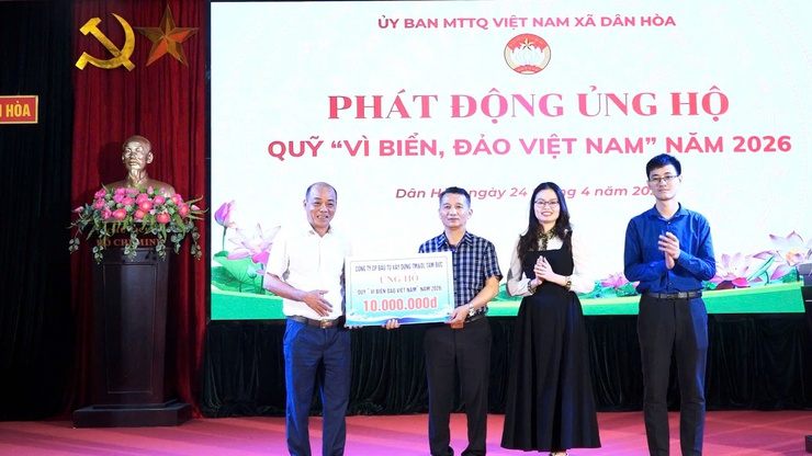 DÂN HOÀ PHÁT ĐỘNG ỦNG HỘ QUỸ "VÌ BIỂN, ĐẢO VIỆT NAM" NĂM 2026- Ảnh 5.