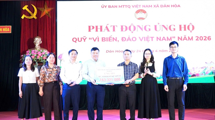 DÂN HOÀ PHÁT ĐỘNG ỦNG HỘ QUỸ "VÌ BIỂN, ĐẢO VIỆT NAM" NĂM 2026- Ảnh 4.