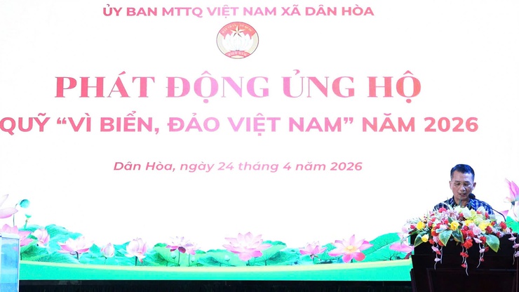 DÂN HOÀ PHÁT ĐỘNG ỦNG HỘ QUỸ "VÌ BIỂN, ĐẢO VIỆT NAM" NĂM 2026- Ảnh 2.