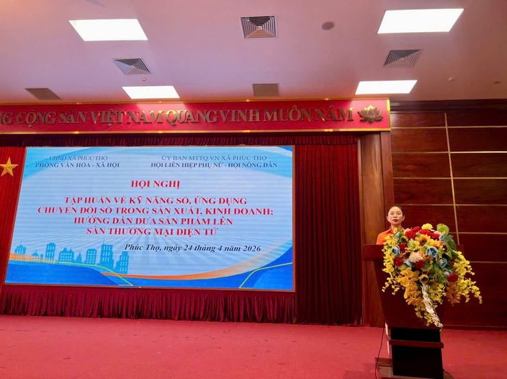  Xã Phúc Thọ: Tập huấn chuyển đổi số và nâng cao kỹ năng kinh doanh trên sàn thương mại điện tử- Ảnh 5.