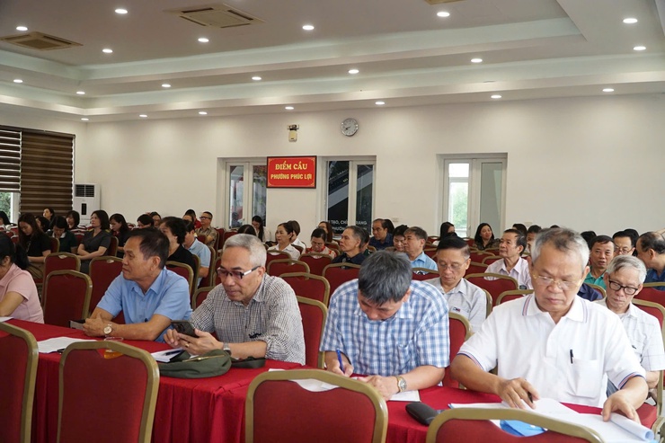 Hội nghị chuyên đề nâng cao nghiệp vụ công tác đảng viên trong tình hình mới tại Đảng bộ phường Phúc Lợi- Ảnh 1.