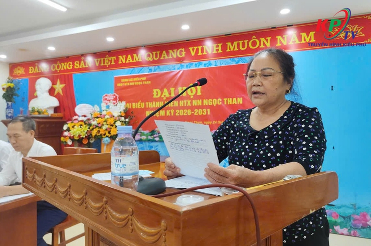 HTX Dịch vụ nông nghiệp Ngọc than xã Kiều Phú tổ chức Đại hội đại biểu thành viên nhiệm kỳ 2026-2031- Ảnh 9.