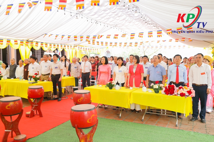 Lễ đón nhận Di tích lịch sử – văn hóa cấp thành phố Chùa Thiền Quang, thôn Thái Khê- Ảnh 1.