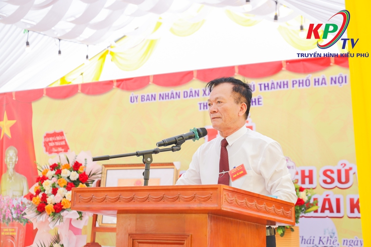 Lễ đón nhận Di tích lịch sử – văn hóa cấp thành phố Chùa Thiền Quang, thôn Thái Khê- Ảnh 5.