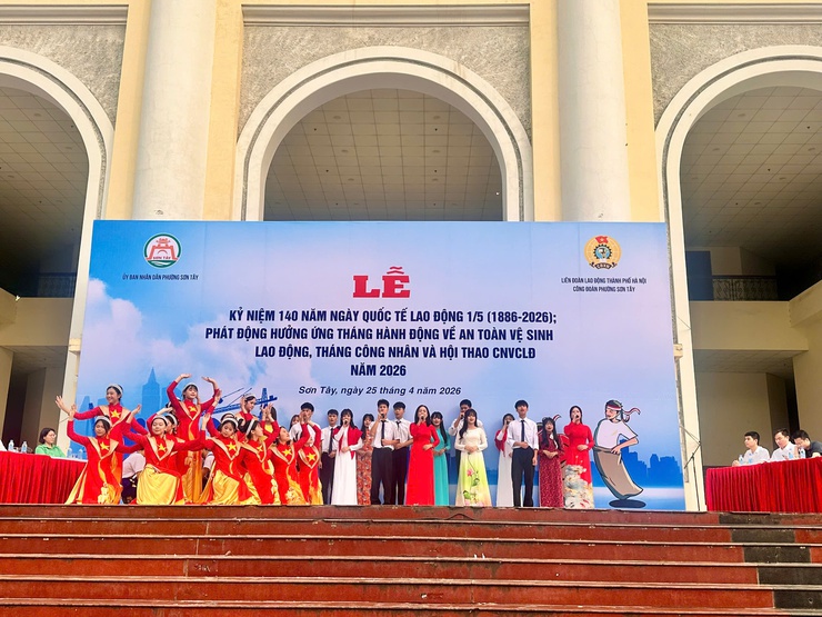 SƠN TÂY PHÁT ĐỘNG THÁNG CÔNG NHÂN VÀ THÁNG HÀNH ĐỘNG VỀ AN TOÀN VỆ SINH LAO ĐỘNG NĂM 2026- Ảnh 2.