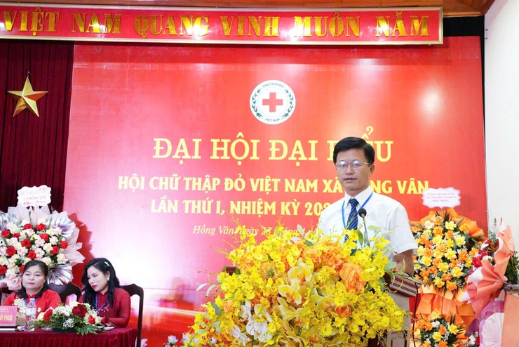 Đại hội Hội Chữ Thập đỏ xã Hồng Vân lần thứ I: Lan tỏa hoạt động nhân đạo- Ảnh 4.