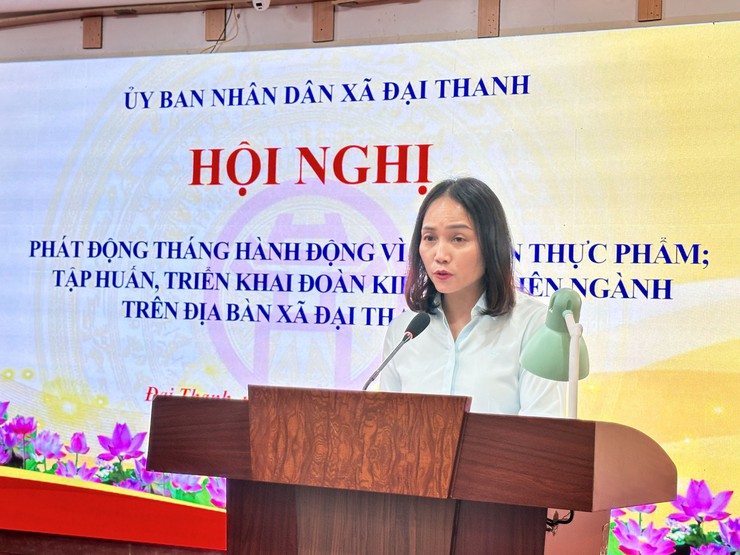 Xã Đại Thanh triển khai "Tháng hành động vì An toàn thực phẩm" năm 2026 trên địa bàn xã.- Ảnh 3.