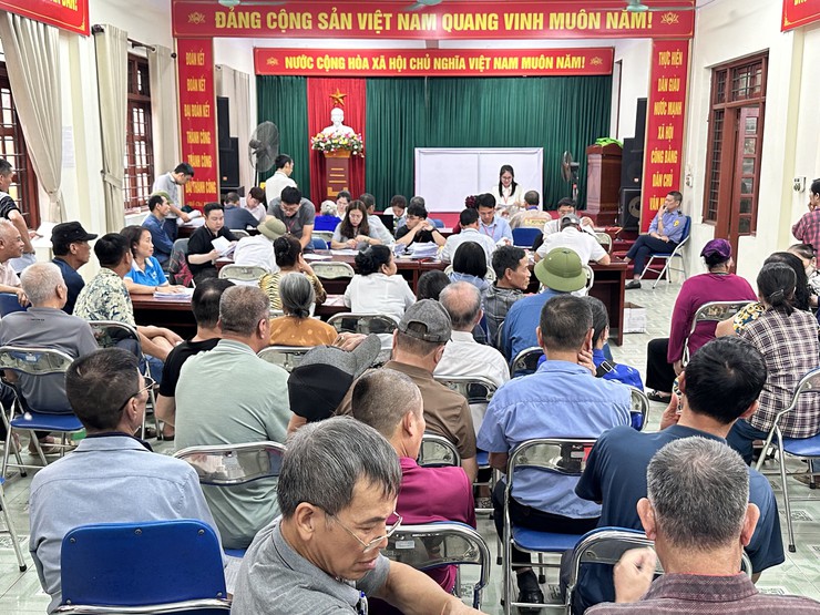 Tiếp tục chi trả bồi thường hỗ trợ GPMB Dự án Khu đô thị thể thao Olympic tại 4 thôn Yên Ngưu, Quỳnh Đô, Huỳnh Cung, Tả Thanh Oai.- Ảnh 10.