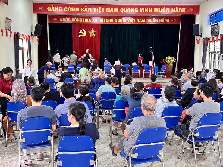 Tiếp tục chi trả bồi thường hỗ trợ GPMB Dự án Khu đô thị thể thao Olympic tại 4 thôn Yên Ngưu, Quỳnh Đô, Huỳnh Cung, Tả Thanh Oai.- Ảnh 2.