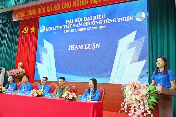 Đại hội Đại biểu Hội Liên hiệp thanh niên Việt Nam phường Tùng Thiện lần thứ I, nhiệm kỳ 2026–2029- Ảnh 10.